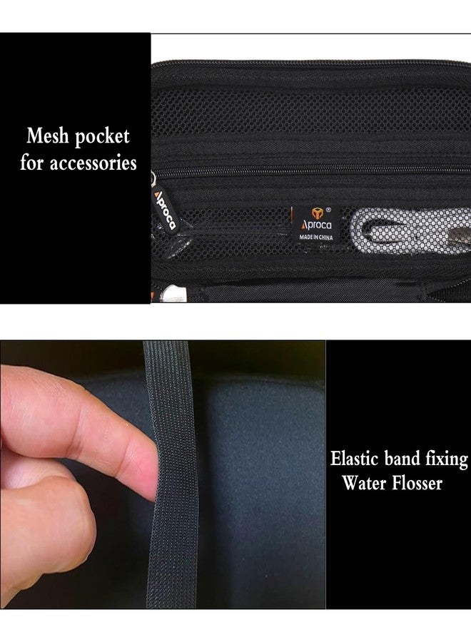 Aproca Case Compatible with COSLUS Mini Water Flosser, Storage Portable Bag for Accessories - Black (Case Only) - Image 3